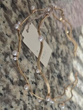 a new day Gold Pearl Accent Headband